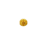 24K Gold Bead Pendant -