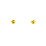 24K Gold Bead Stud Earrings - CM202425-F