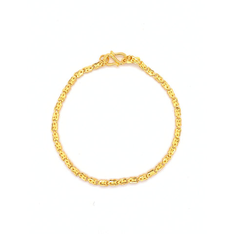 24K Gold Chain Bracelet - 14F11321731