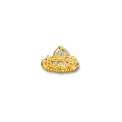 24K Gold Crown Ring - 01F12959162