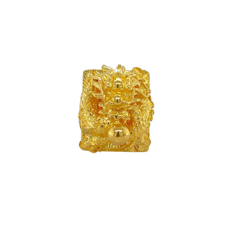 24K Gold Dragon Ring - 31F00459158