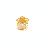 24K Gold Flower Ring -
