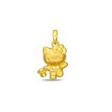 24K Gold Hello Kitty Pendant - ZPHK113
