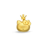 24K Gold Hello Kitty Princess Pendant - ZPHK120