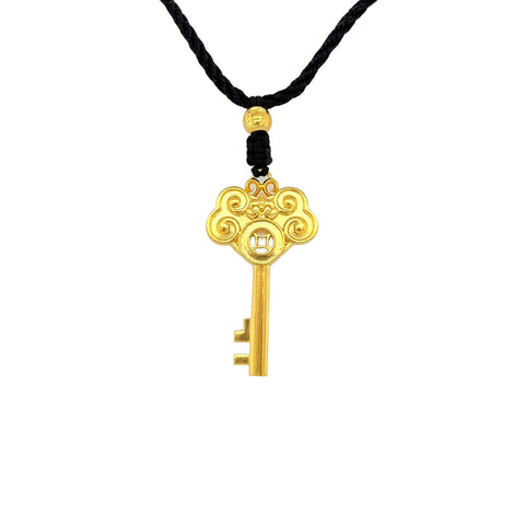 24K Gold Key Necklace - QK-29 CM31-QK