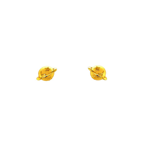 24K Gold Stud Earrings - 02F10718891