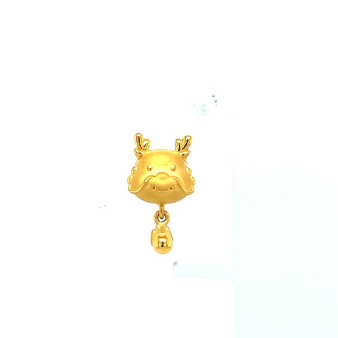 24K Gold Year of the Dragon Pendant - CM18767-R