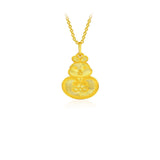 24K Gold Year of the Rabbit Necklace-24K Gold Year of the Rabbit Necklace - CM31658-R