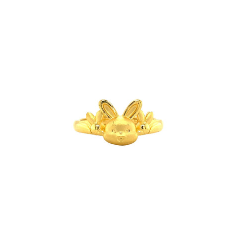 24K Gold Year of the Rabbit Ring - CM229159-F