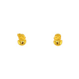 24K Gold Year of the Rooster Stud Earrings-24K Gold Year of the Rooster Stud Earrings - CM204370-F