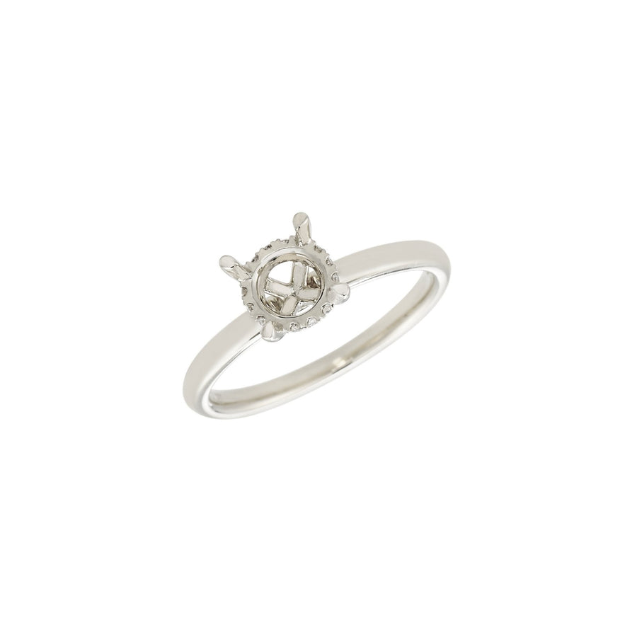 4-Prong Diamond Mounting Ring - DMNEL01009