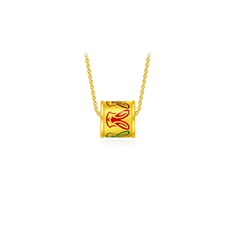 24K Gold Year of the Rabbit Necklace