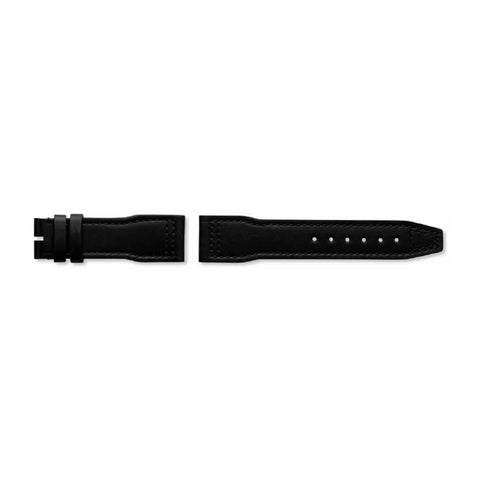 IWC Calf Leather Strap Black 20/18, Pin Buckle, Quick Release