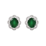 Jade Diamond Earrings