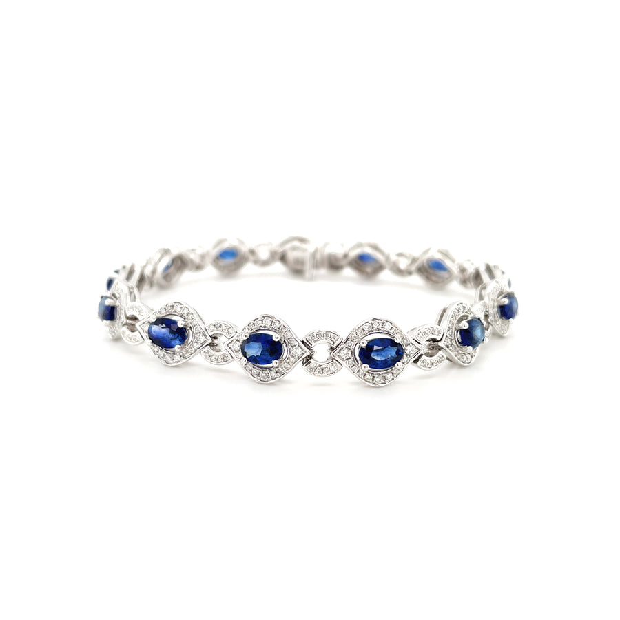 Sapphire Diamond Bracelet