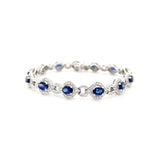 Sapphire Diamond Bracelet-Sapphire Diamond Bracelet