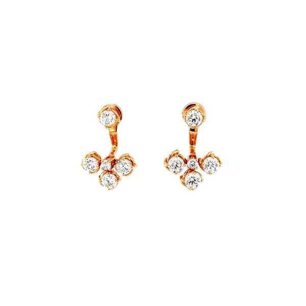 A Link Diamond Earrings -