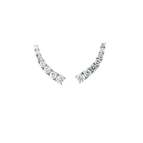 A Link Diamond Earrings -