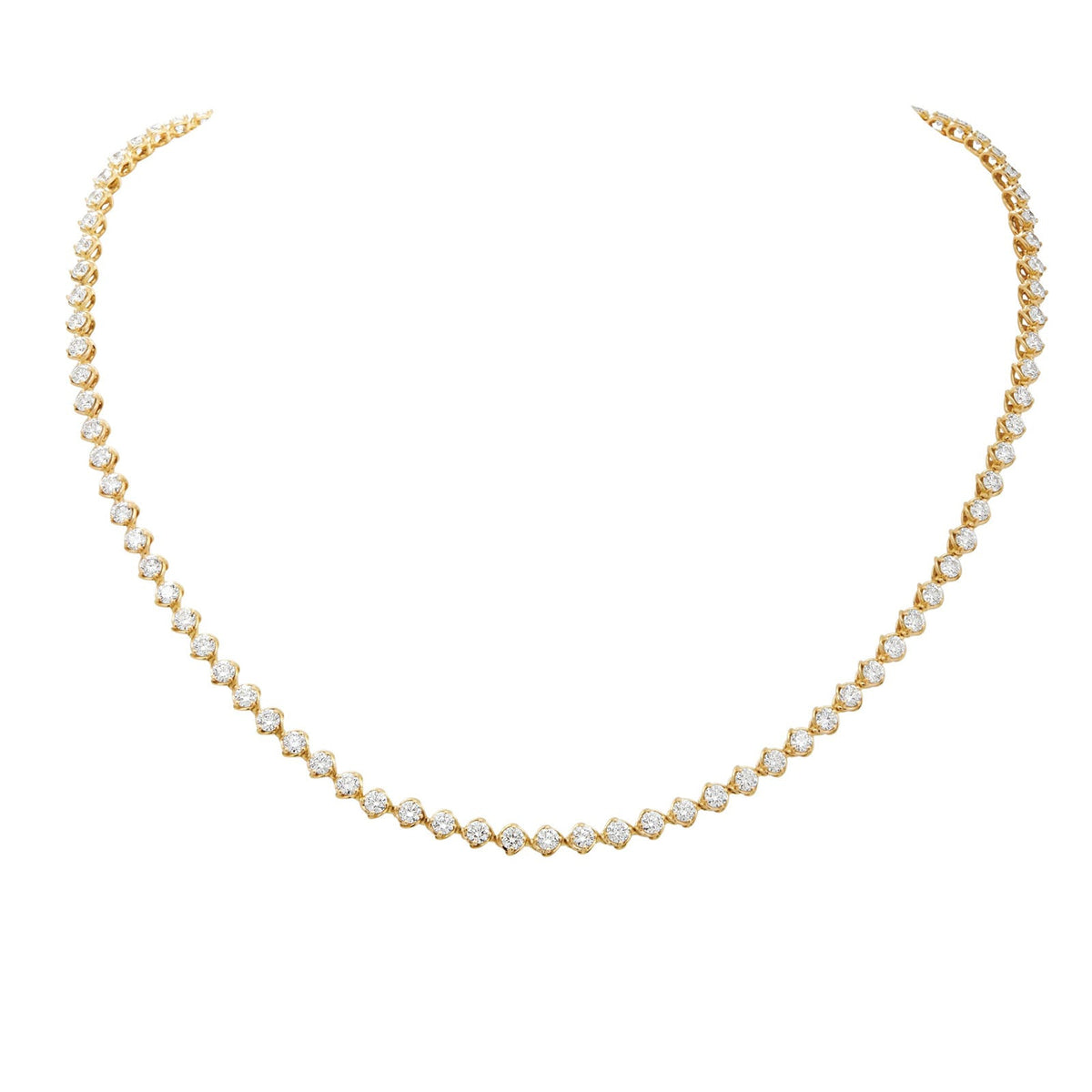 A Link Diamond Necklace - ANK22109IT-YQJ160