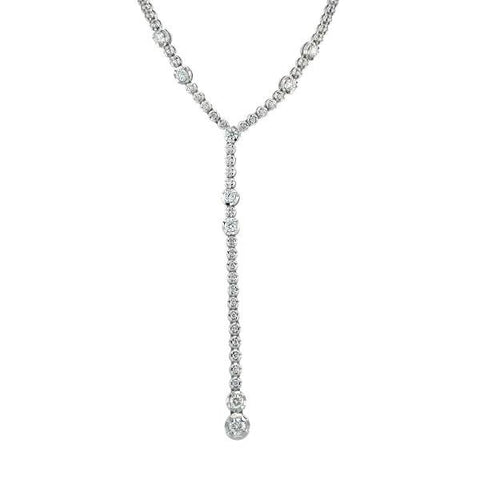 A Link Diamond Necklace-A Link Diamond Necklace -