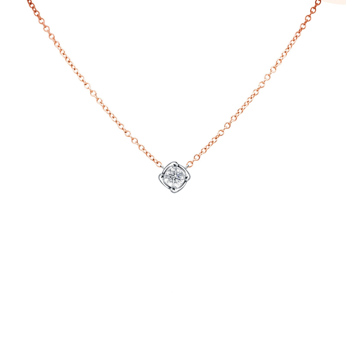 A Link Metropolitan Diamond Necklace - NK2061-RW