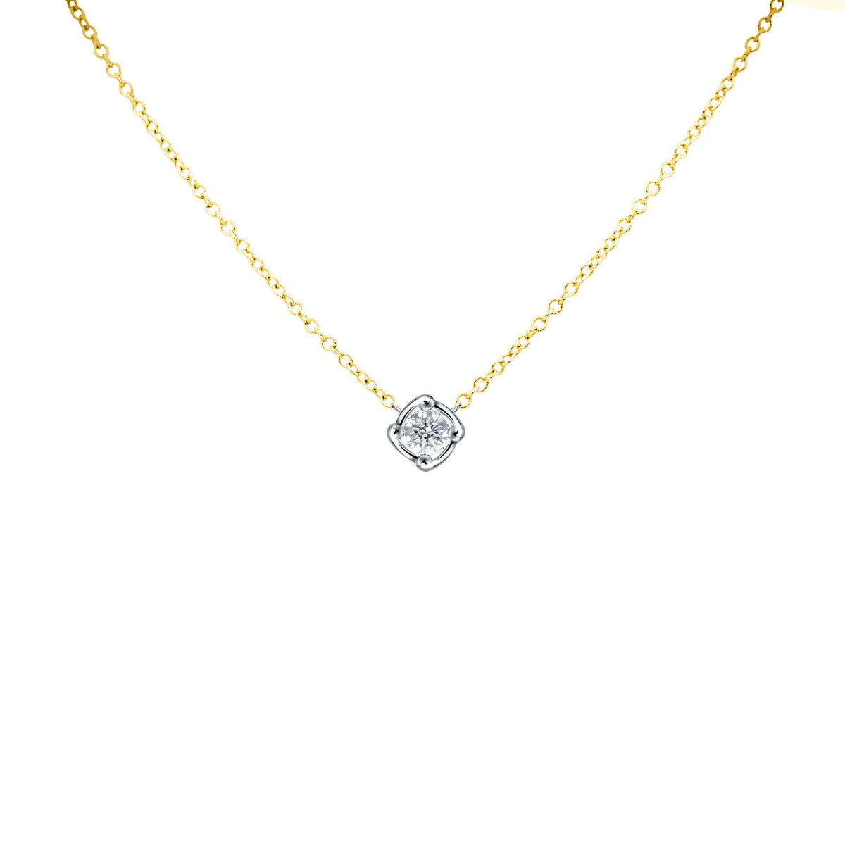 A Link Metropolitan Diamond Necklace - NK2061-YW