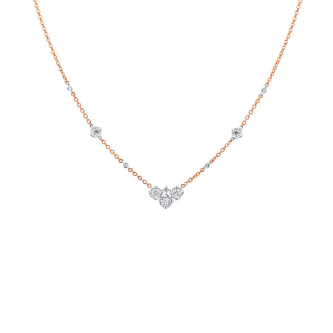 A Link Metropolitan Diamond Necklace - NK2083-RG