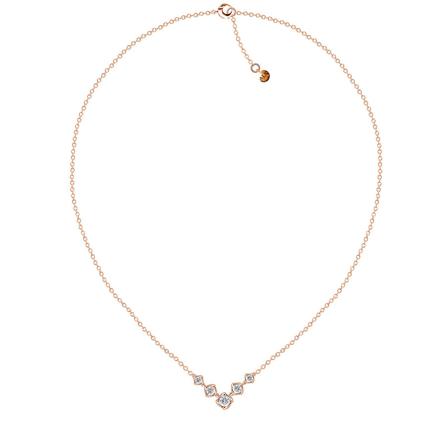 A Link Metropolitan Diamond Necklace - NK2085-RG