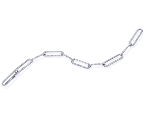 A Link Paper Clip Bracelet - ABR33139AP-WQJ070