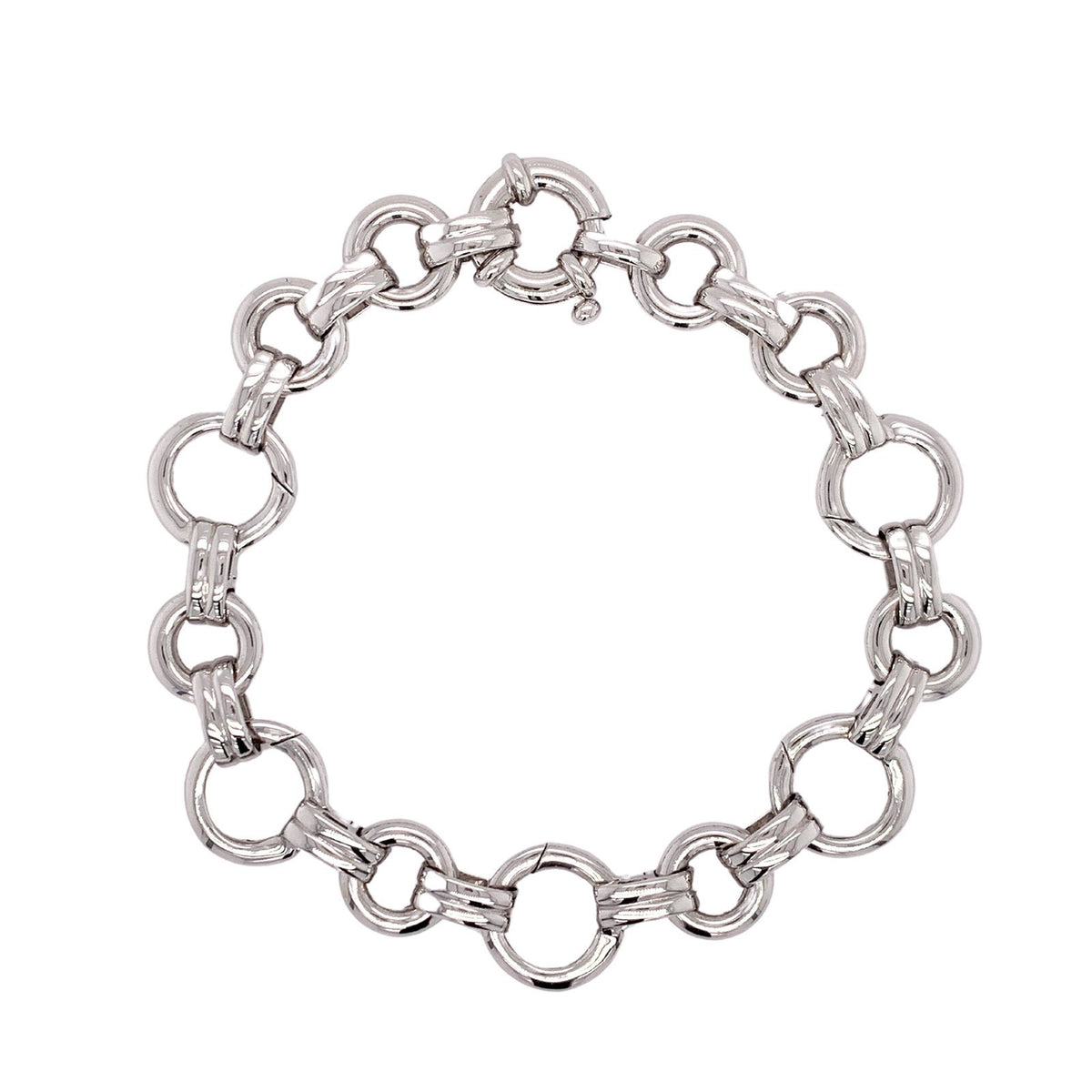 Aaron Basha 18K White Gold Bracelet -