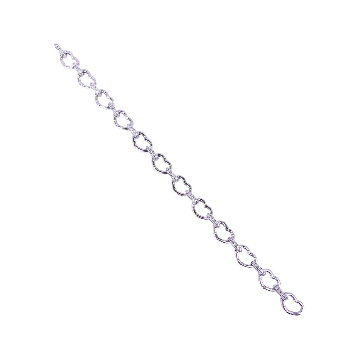 Aaron Basha 18K White Gold Bracelet -