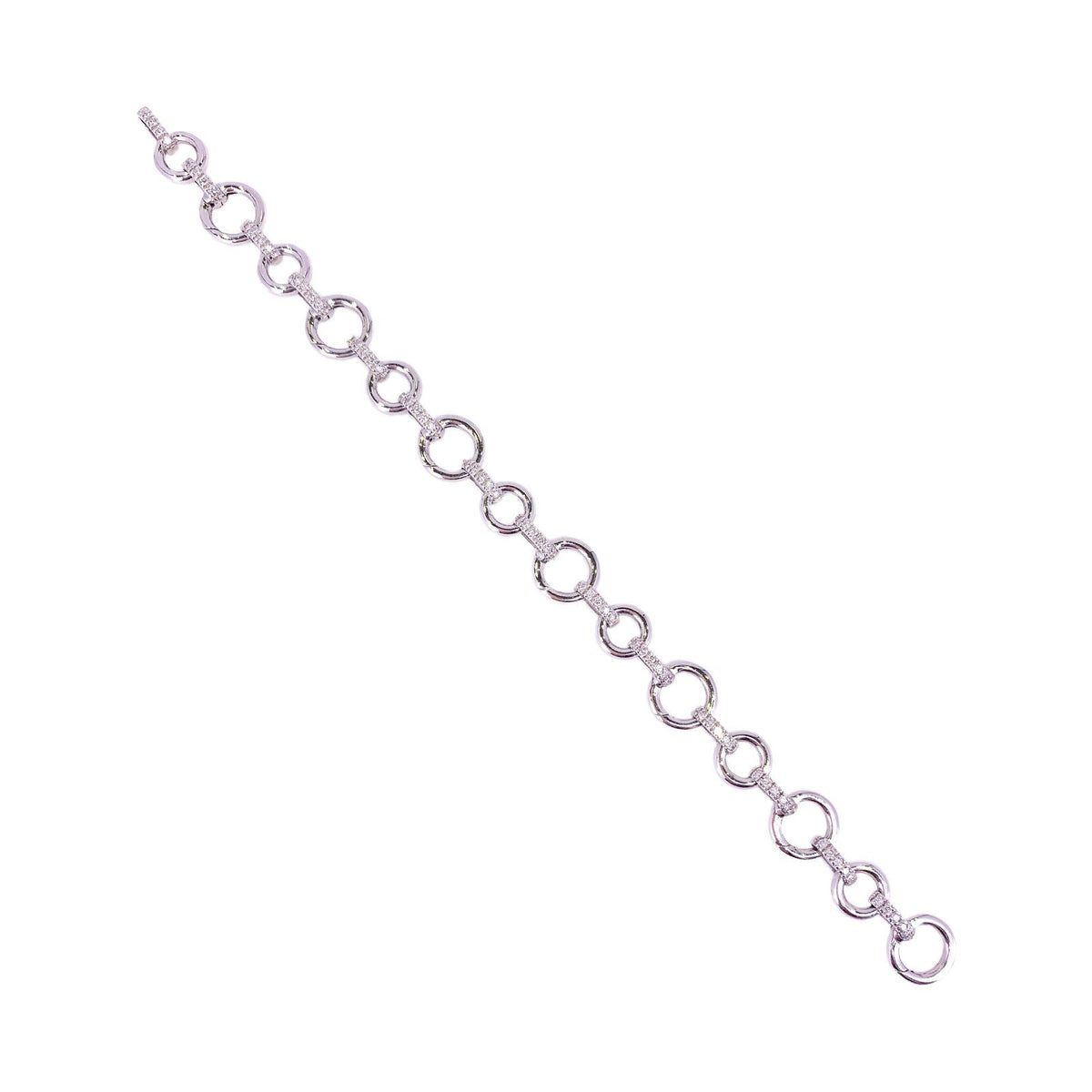 Aaron Basha 18K White Gold Bracelet -