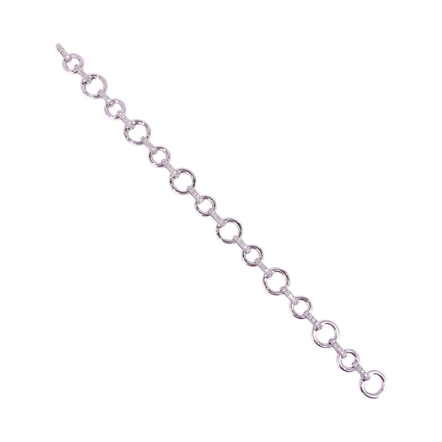 Aaron Basha 18K White Gold Bracelet -
