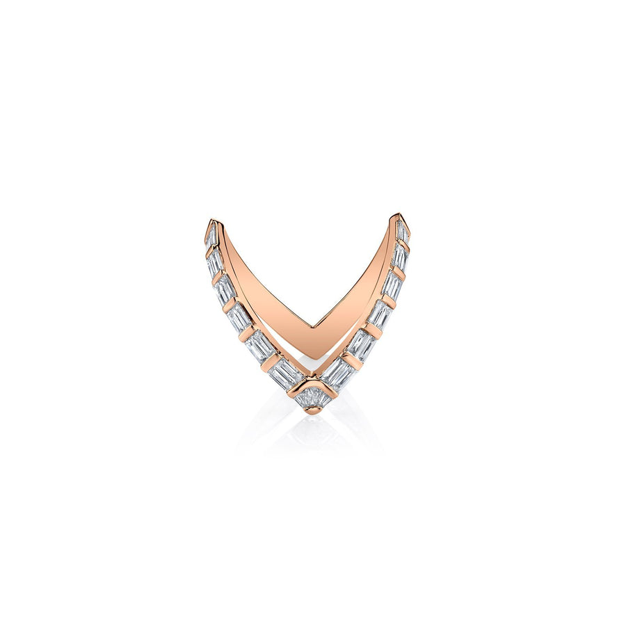 Anita Ko Baguette V Ring -