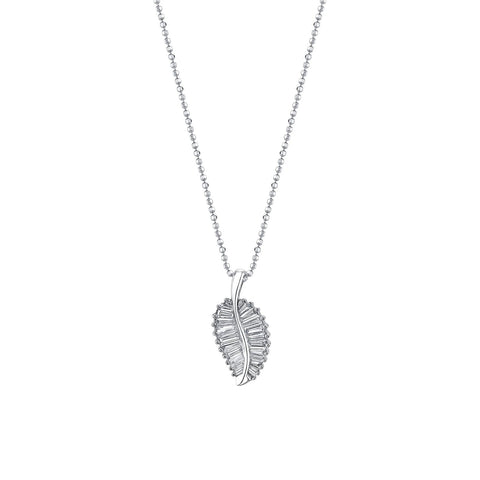 Anita Ko Classic Palm Leaf Diamond Necklace - AKPLN-WG