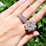 Anita Ko Diamond Starburst Flower Ring - AKSTRFLR-RG