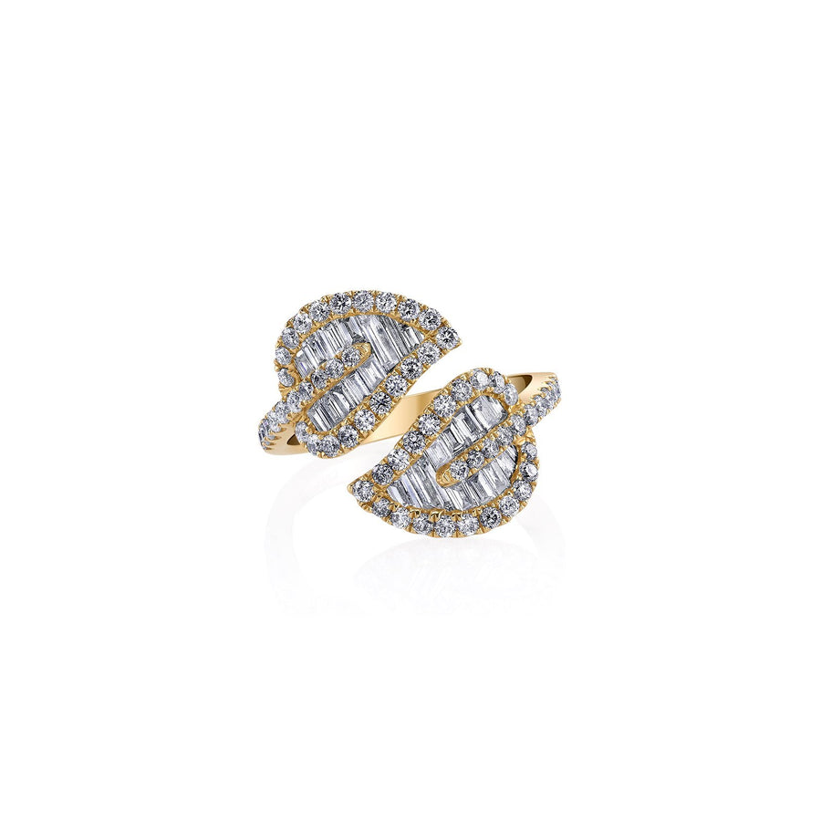 Anita Ko Medium Leaf Ring -