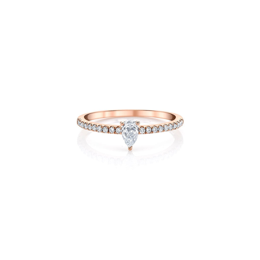 Anita Ko Pear Pavé Band -