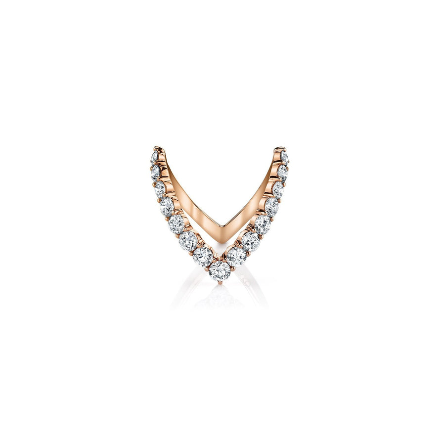 Anita Ko Roung Diamond V Ring - AKRDVF-RG