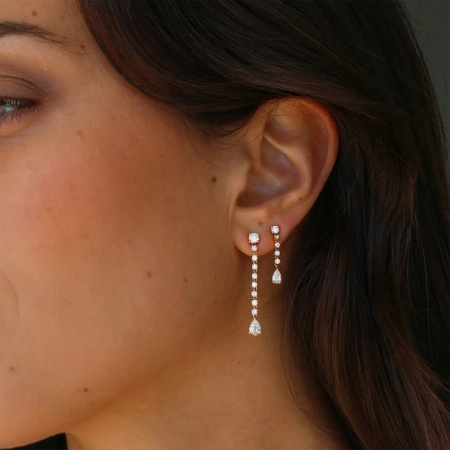 Anita Ko Short Diamond Rope Earrings - AKRPPR-WG
