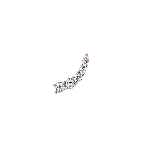 Anita Ko Small Floating Diamond Stud-Anita Ko Small Floating Diamond Stud - AKSMLFL-RG