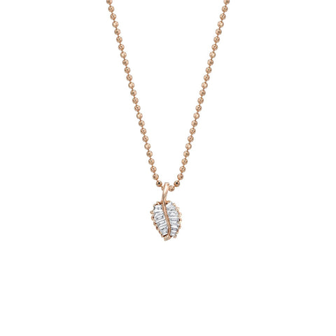 Anita Ko Small Palm Leaf Diamond Necklace - AKPLN-10-RG