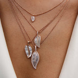 Anita Ko Small Palm Leaf Diamond Necklace-Anita Ko Small Palm Leaf Diamond Necklace - AKPLN-10-RG