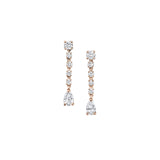 Anita Ko Small Rope Diamond Earrings with Pear Drops - AKSRMPPR-RG