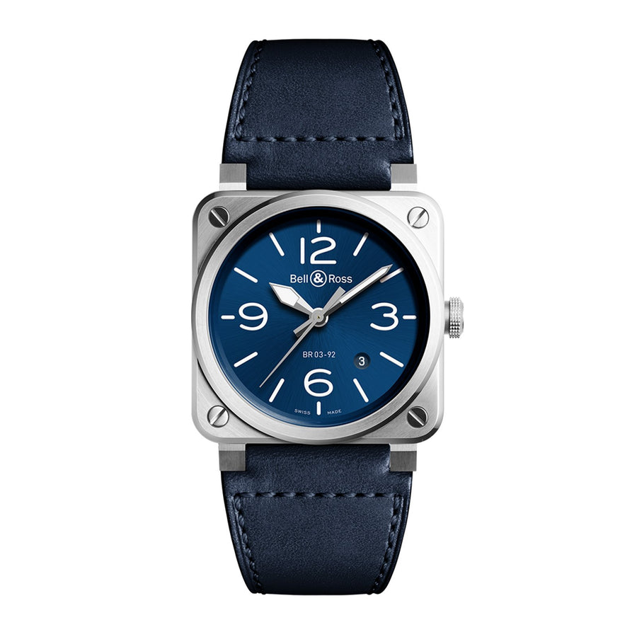 Bell & Ross BR 03-92 Blue Steel - BR0392-BLU-ST/SCA