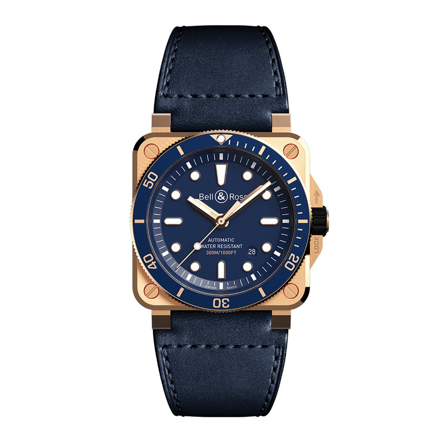 Bell & Ross BR 03-92 Diver Blue Bronze - BR0392-D-LU-BR/SCA
