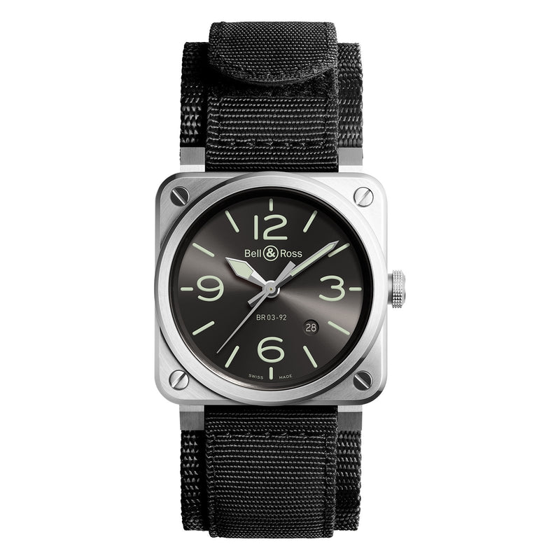 Bell & Ross BR 03-92 Grey Lum-Bell & Ross BR 03-92 Grey Lum -