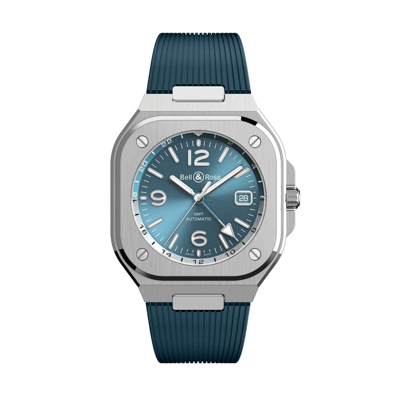 Bell & Ross BR 05 GMT Sky Blue-Bell & Ross BR 05 GMT Sky Blue - BR05G-PB-ST/SRB