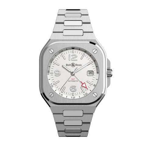 Bell & Ross BR 05 GMT White 41mm-Bell & Ross BR 05 GMT White 41mm - BR05G-SI-ST/SST