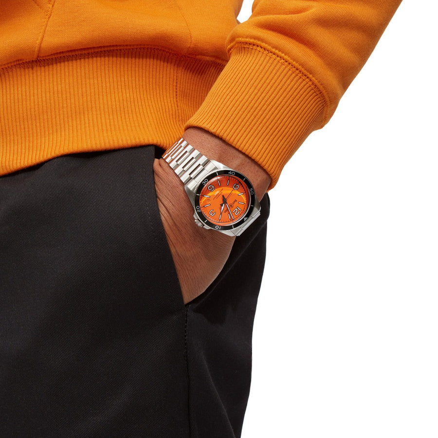 Bell & Ross BR V2-92 Orange - BRV292-O-ST/SST